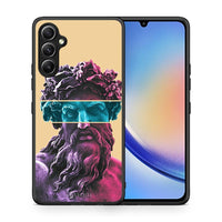 Thumbnail for Θήκη Samsung Galaxy A34 Zeus Art από τη Smartfits με σχέδιο στο πίσω μέρος και μαύρο περίβλημα | Samsung Galaxy A34 Zeus Art Case with Colorful Back and Black Bezels