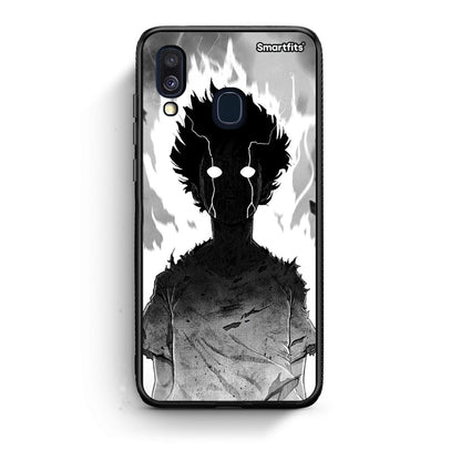 Samsung A40 Anime Boy Θήκη από τη Smartfits με σχέδιο στο πίσω μέρος και μαύρο περίβλημα | Smartphone case with colorful back and black bezels by Smartfits