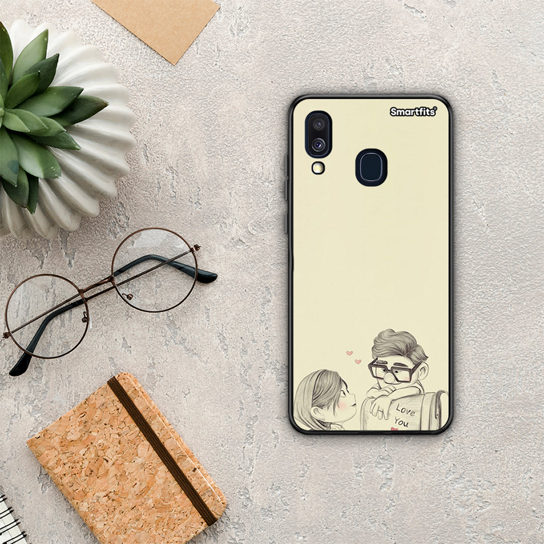 Carl And Ellie - Samsung Galaxy A40 θήκη