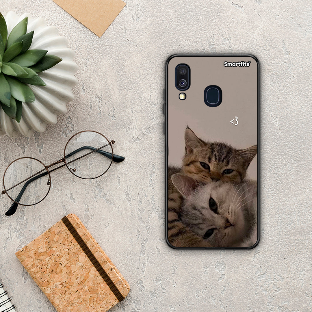 Cats In Love - Samsung Galaxy A40 θήκη
