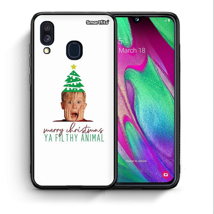 Θήκη Samsung A40 Filthy Animal από τη Smartfits με σχέδιο στο πίσω μέρος και μαύρο περίβλημα | Samsung A40 Filthy Animal case with colorful back and black bezels