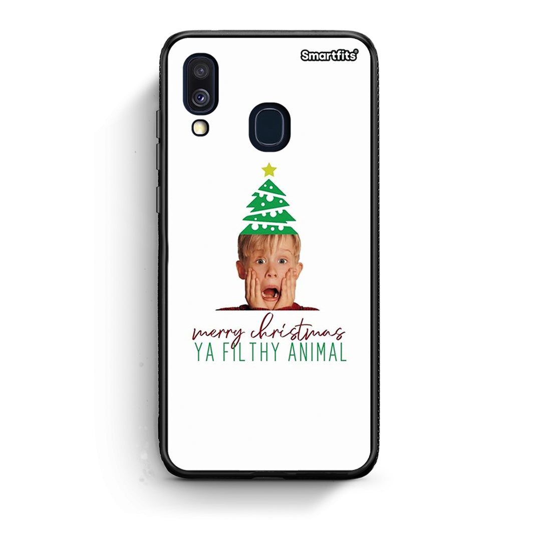 Samsung A40 Filthy Animal θήκη από τη Smartfits με σχέδιο στο πίσω μέρος και μαύρο περίβλημα | Smartphone case with colorful back and black bezels by Smartfits