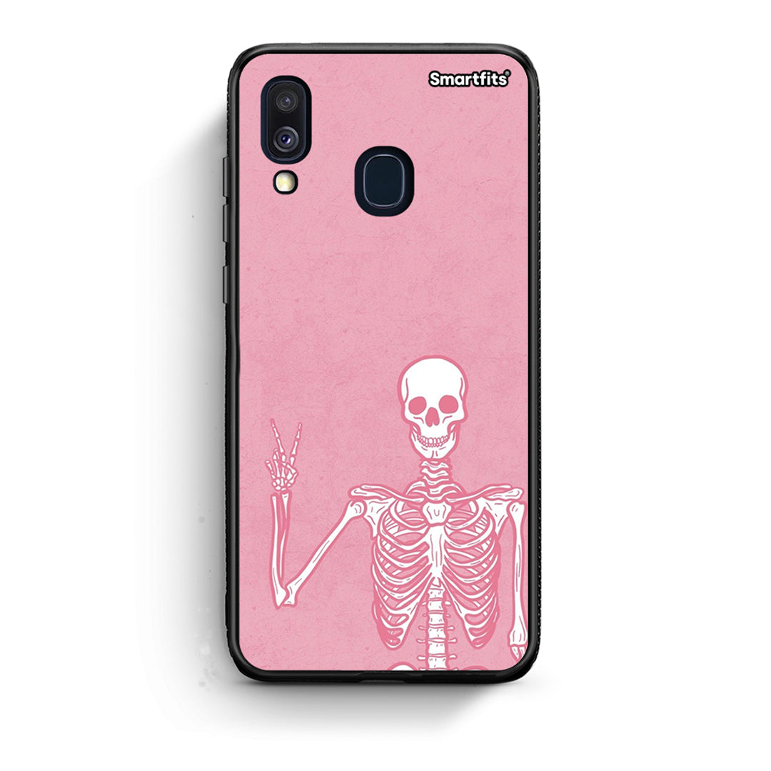 Samsung A40 Halloween Motivation Θήκη από τη Smartfits με σχέδιο στο πίσω μέρος και μαύρο περίβλημα | Smartphone case with colorful back and black bezels by Smartfits