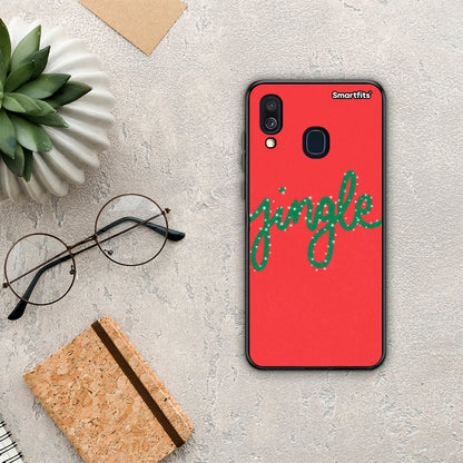 Jingle Xmas - Samsung Galaxy A40 θήκη