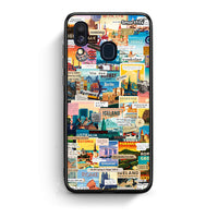 Thumbnail for Samsung A40 Live To Travel θήκη από τη Smartfits με σχέδιο στο πίσω μέρος και μαύρο περίβλημα | Smartphone case with colorful back and black bezels by Smartfits