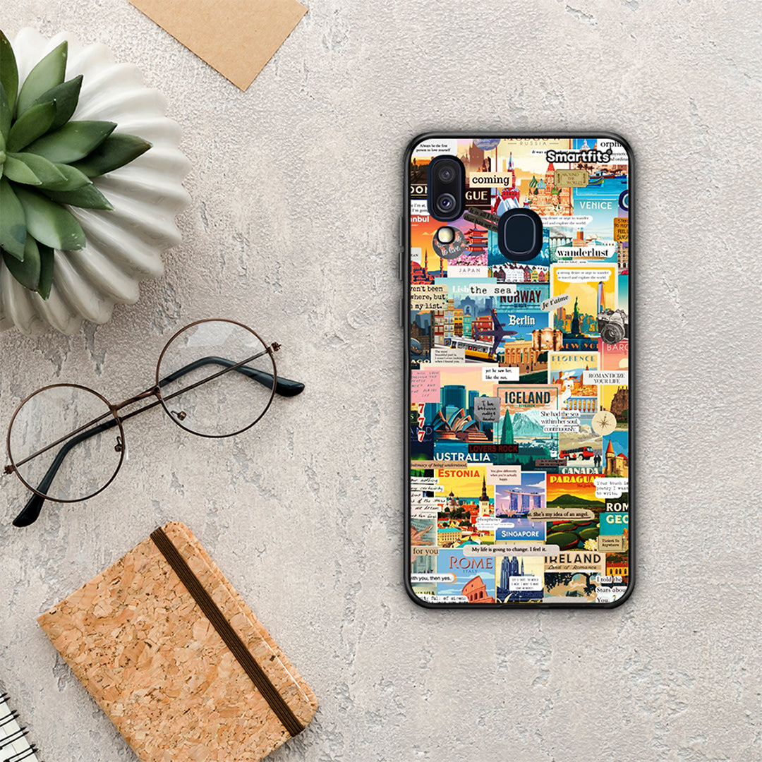 Live To Travel - Samsung Galaxy A40 θήκη