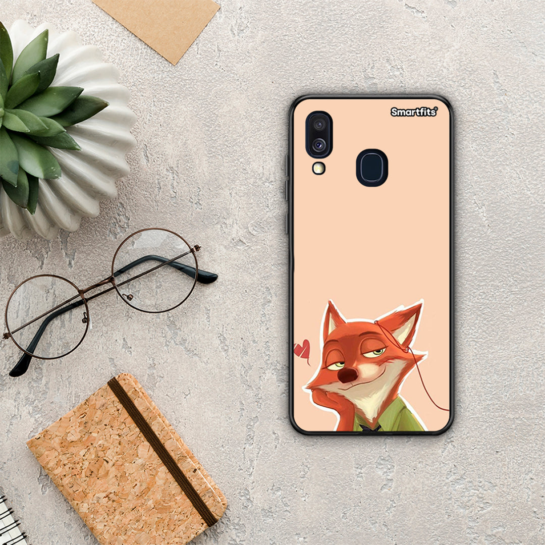 Nick Wilde And Judy Hopps Love 1 - Samsung Galaxy A40 θήκη