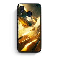 Thumbnail for Samsung A40 Real Gold θήκη από τη Smartfits με σχέδιο στο πίσω μέρος και μαύρο περίβλημα | Smartphone case with colorful back and black bezels by Smartfits
