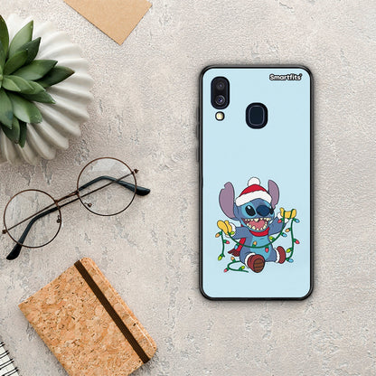 Santa Stich - Samsung Galaxy A40 θήκη
