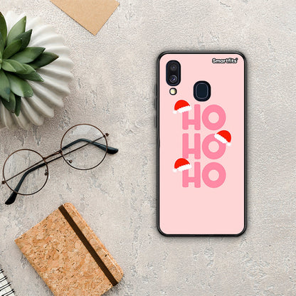 Xmas Ho Ho Ho - Samsung Galaxy A40 θήκη