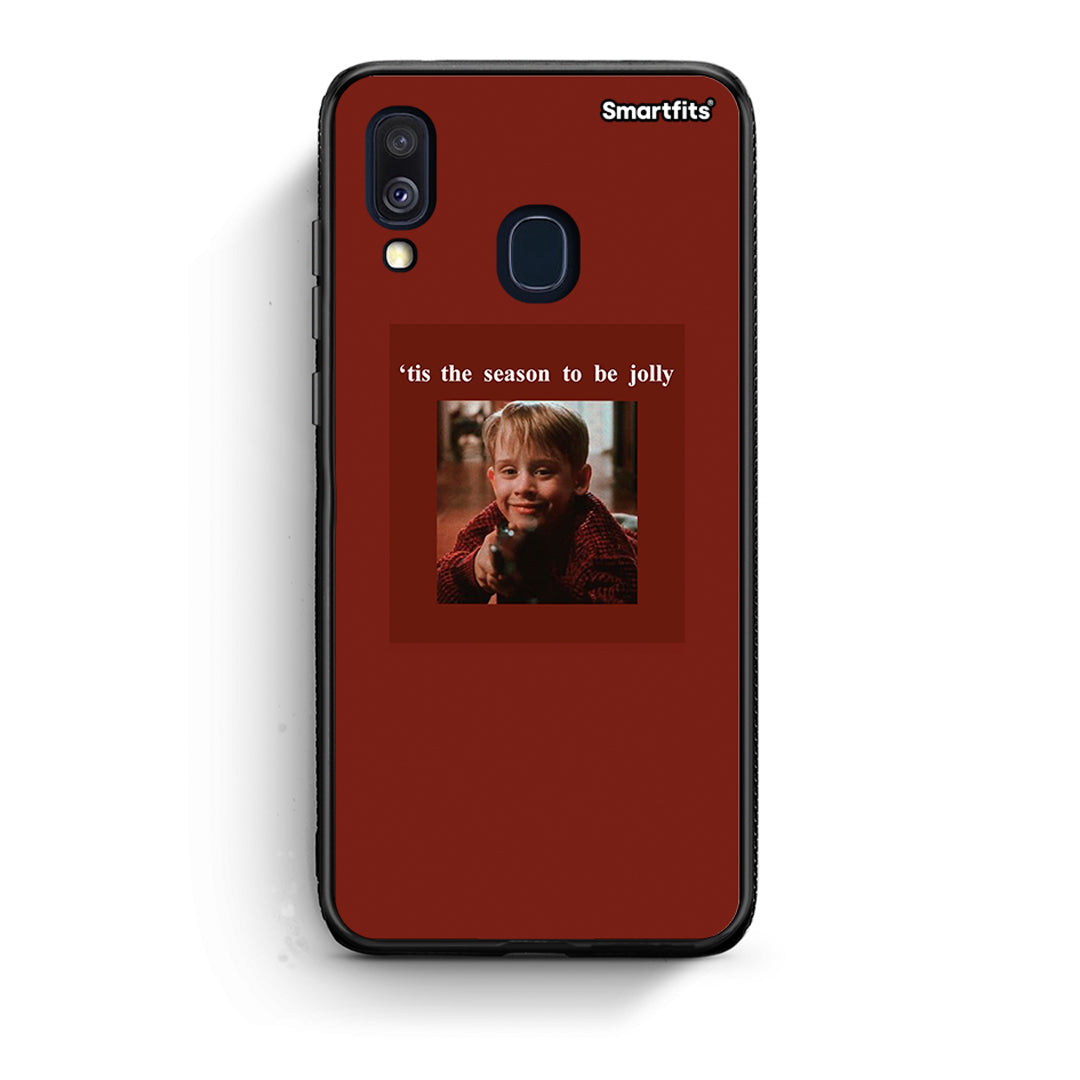Samsung A40 Xmas Ultimate Spirit θήκη από τη Smartfits με σχέδιο στο πίσω μέρος και μαύρο περίβλημα | Smartphone case with colorful back and black bezels by Smartfits