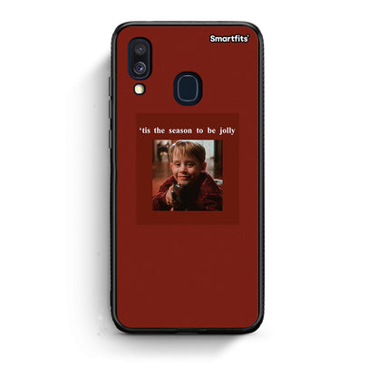 Samsung A40 Xmas Ultimate Spirit θήκη από τη Smartfits με σχέδιο στο πίσω μέρος και μαύρο περίβλημα | Smartphone case with colorful back and black bezels by Smartfits