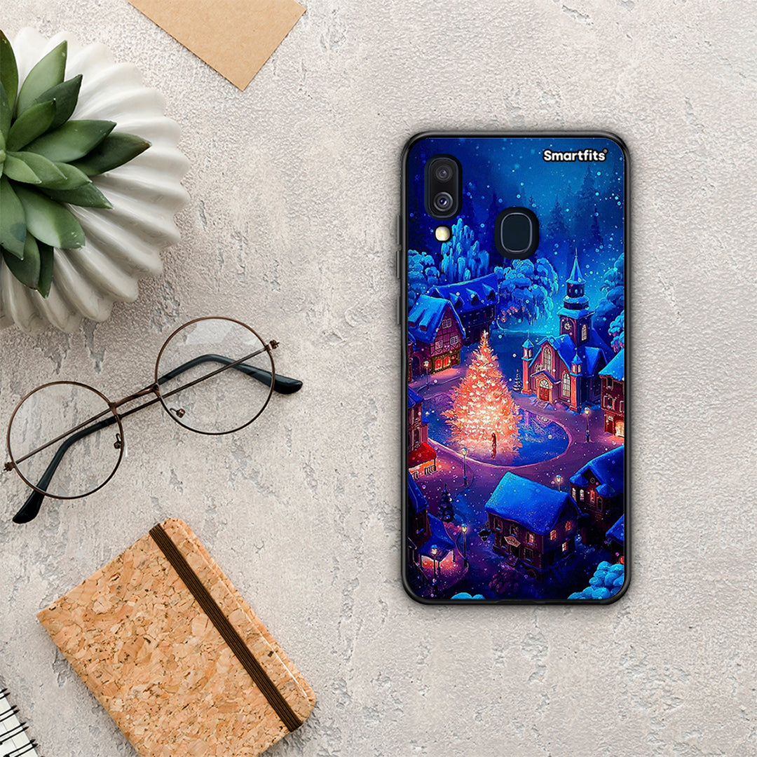 Xmas Village - Samsung Galaxy A40 θήκη