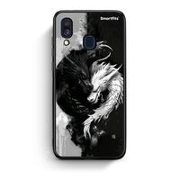 Thumbnail for Samsung A40 Yin Yang Θήκη από τη Smartfits με σχέδιο στο πίσω μέρος και μαύρο περίβλημα | Smartphone case with colorful back and black bezels by Smartfits