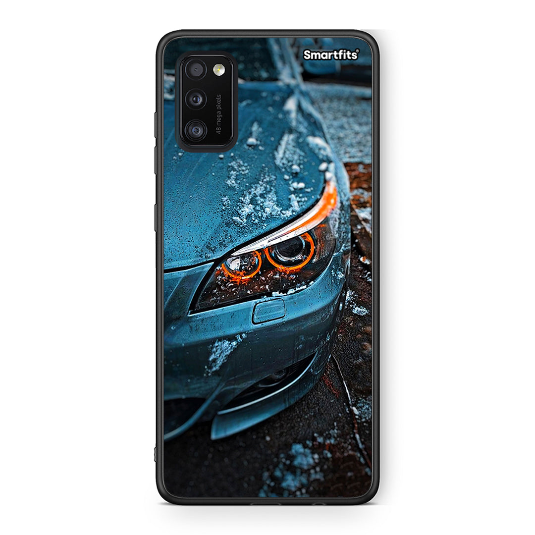 Samsung A41 Bmw E60 Θήκη από τη Smartfits με σχέδιο στο πίσω μέρος και μαύρο περίβλημα | Smartphone case with colorful back and black bezels by Smartfits