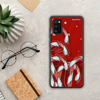 Candy Cane - Samsung Galaxy A41 θήκη