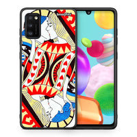 Thumbnail for Θήκη Samsung A41 Card Love από τη Smartfits με σχέδιο στο πίσω μέρος και μαύρο περίβλημα | Samsung A41 Card Love case with colorful back and black bezels