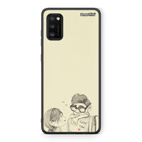 Thumbnail for Samsung A41 Carl And Ellie θήκη από τη Smartfits με σχέδιο στο πίσω μέρος και μαύρο περίβλημα | Smartphone case with colorful back and black bezels by Smartfits