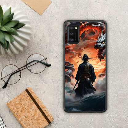 Dragons Fight - Samsung Galaxy A41 θήκη