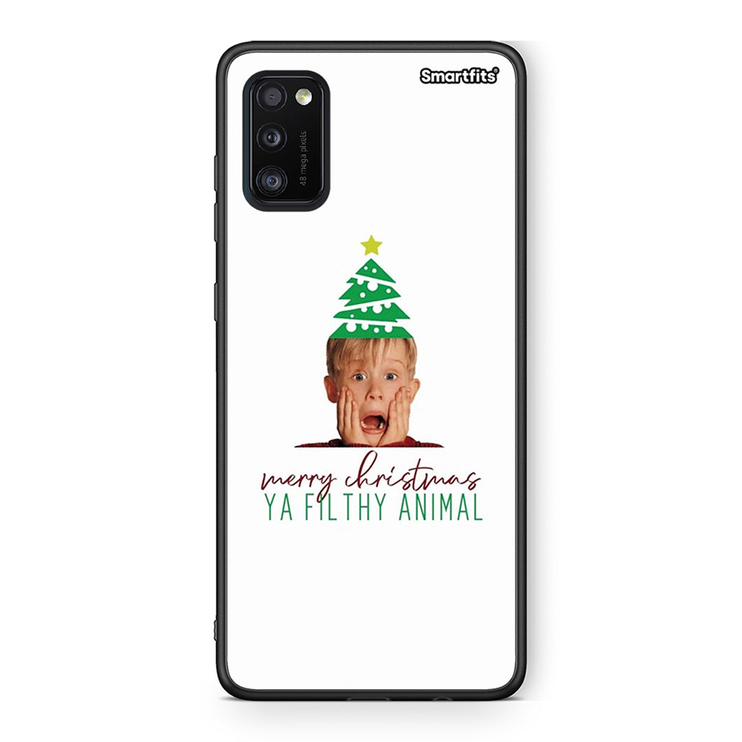 Samsung A41 Filthy Animal θήκη από τη Smartfits με σχέδιο στο πίσω μέρος και μαύρο περίβλημα | Smartphone case with colorful back and black bezels by Smartfits