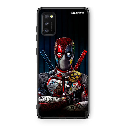 Samsung A41 Funny Guy θήκη από τη Smartfits με σχέδιο στο πίσω μέρος και μαύρο περίβλημα | Smartphone case with colorful back and black bezels by Smartfits