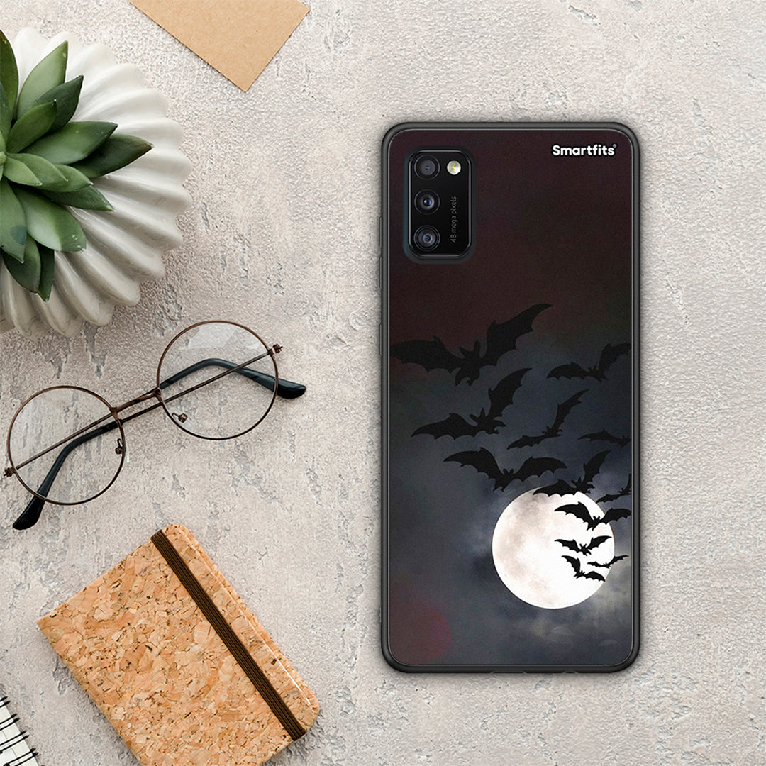 Halloween Bat Night - Samsung Galaxy A41 θήκη