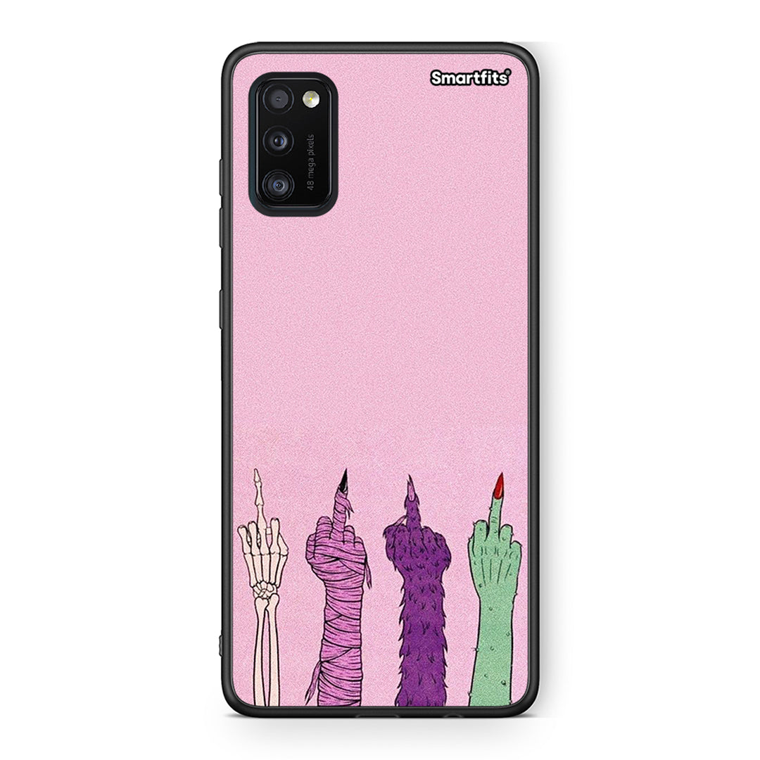 Samsung A41 Halloween Be A Lady Θήκη από τη Smartfits με σχέδιο στο πίσω μέρος και μαύρο περίβλημα | Smartphone case with colorful back and black bezels by Smartfits