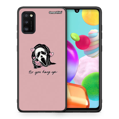 Θήκη Samsung A41 Halloween Hang Up από τη Smartfits με σχέδιο στο πίσω μέρος και μαύρο περίβλημα | Samsung A41 Halloween Hang Up case with colorful back and black bezels