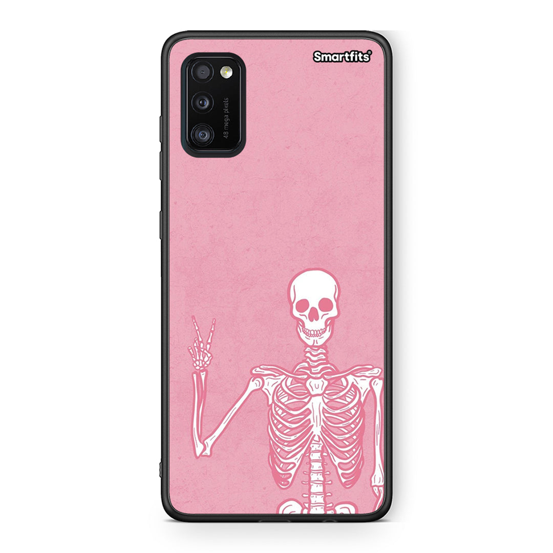 Samsung A41 Halloween Motivation Θήκη από τη Smartfits με σχέδιο στο πίσω μέρος και μαύρο περίβλημα | Smartphone case with colorful back and black bezels by Smartfits