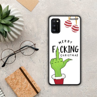 Merry F Xmas - Samsung Galaxy A41 θήκη