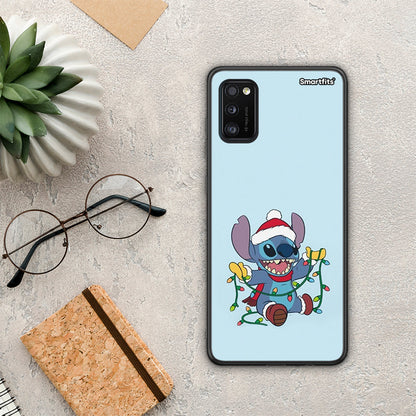Santa Stich - Samsung Galaxy A41 θήκη
