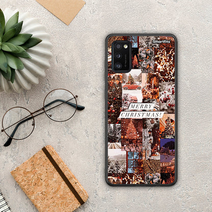 Xmas Collage - Samsung Galaxy A41 θήκη