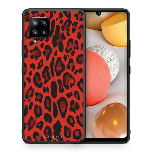 Animal Red Leopard - Samsung Galaxy A42 θήκη