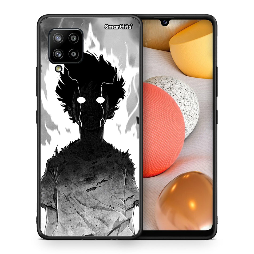 Θήκη Samsung Galaxy A42 Anime Boy από τη Smartfits με σχέδιο στο πίσω μέρος και μαύρο περίβλημα | Samsung Galaxy A42 Anime Boy case with colorful back and black bezels