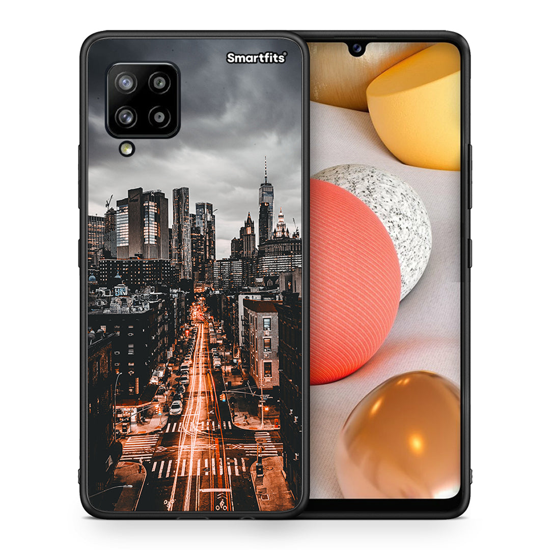 City Lights - Samsung Galaxy A42 θήκη