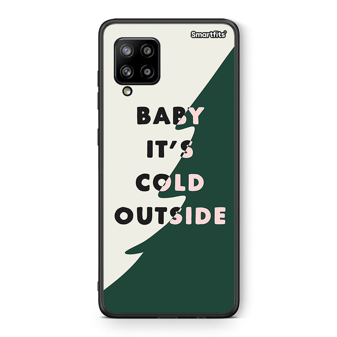 Θήκη Samsung Galaxy A42 Cold Outside από τη Smartfits με σχέδιο στο πίσω μέρος και μαύρο περίβλημα | Samsung Galaxy A42 Cold Outside case with colorful back and black bezels