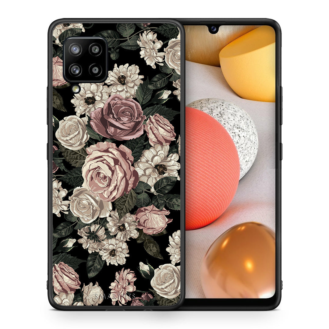 Flower Wild Roses - Samsung Galaxy A42 θήκη