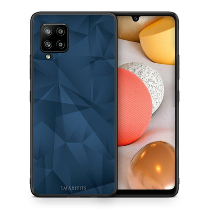 Geometric Blue Abstract - Samsung Galaxy A42 θήκη