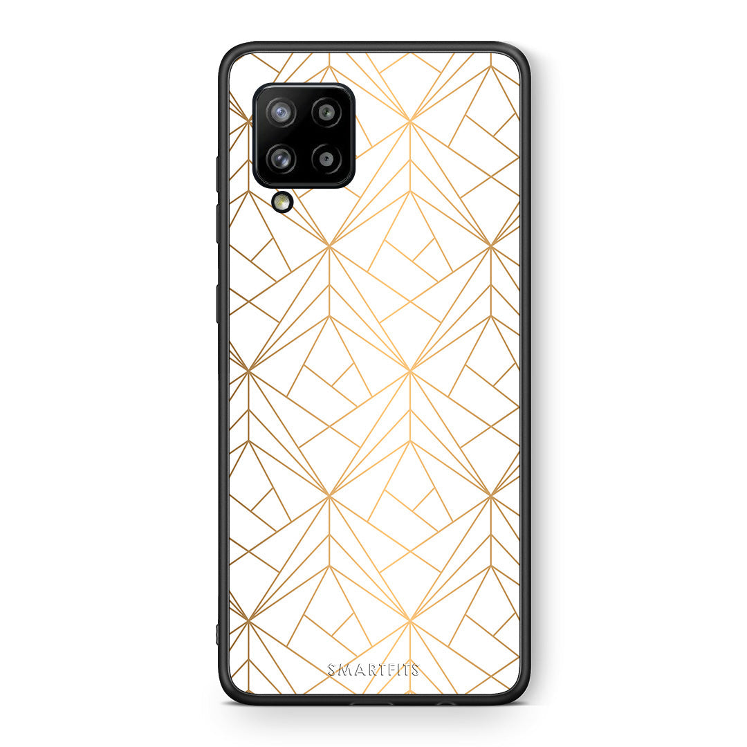 Geometric Luxury White - Samsung Galaxy A42 θήκη