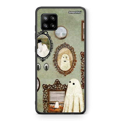 Θήκη Samsung Galaxy A42 Halloween Ghost Season από τη Smartfits με σχέδιο στο πίσω μέρος και μαύρο περίβλημα | Samsung Galaxy A42 Halloween Ghost Season case with colorful back and black bezels
