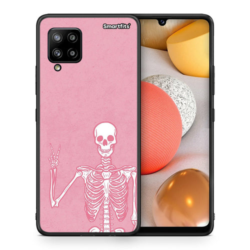 Θήκη Samsung Galaxy A42 Halloween Motivation από τη Smartfits με σχέδιο στο πίσω μέρος και μαύρο περίβλημα | Samsung Galaxy A42 Halloween Motivation case with colorful back and black bezels
