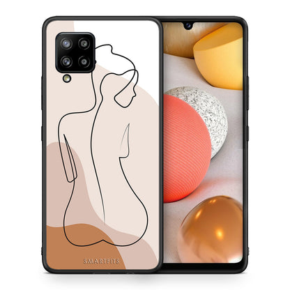 LineArt Woman - Samsung Galaxy A42 θήκη