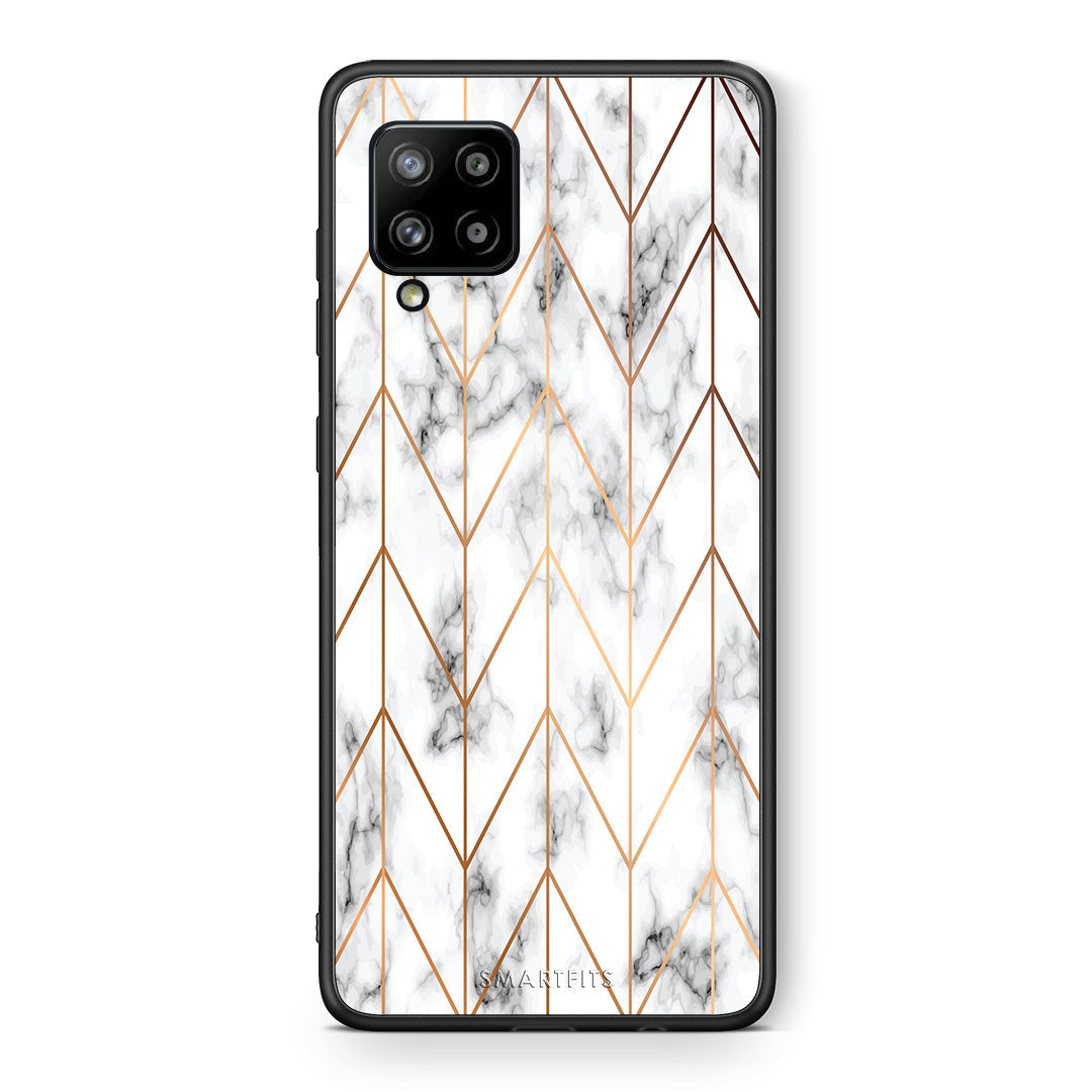 Marble Gold Geometric - Samsung Galaxy A42 θήκη