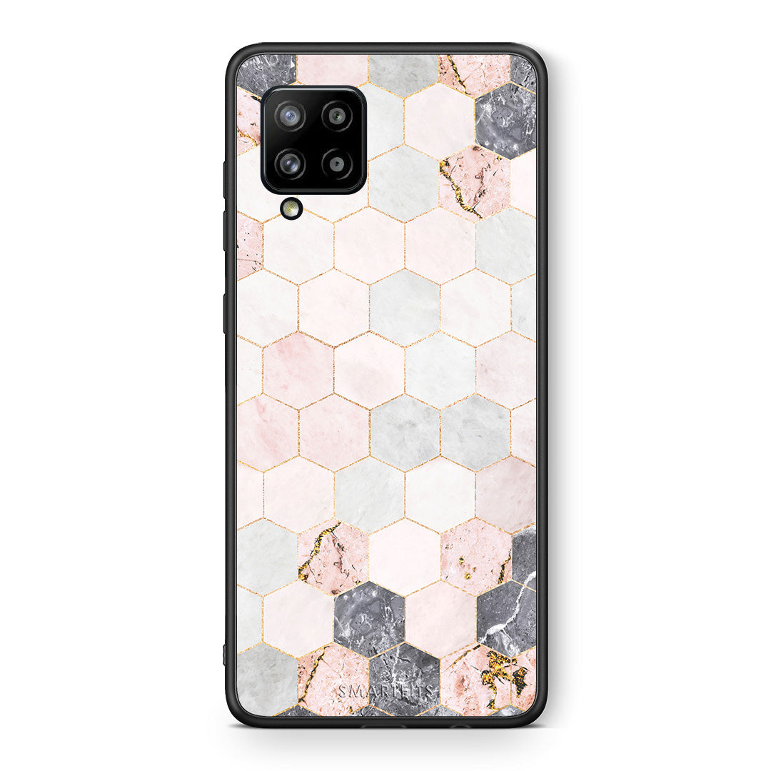 Marble Hexagon Pink - Samsung Galaxy A42 θήκη
