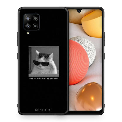 Meme Cat - Samsung Galaxy A42 θήκη