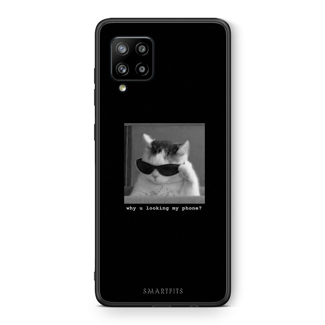 Meme Cat - Samsung Galaxy A42 θήκη