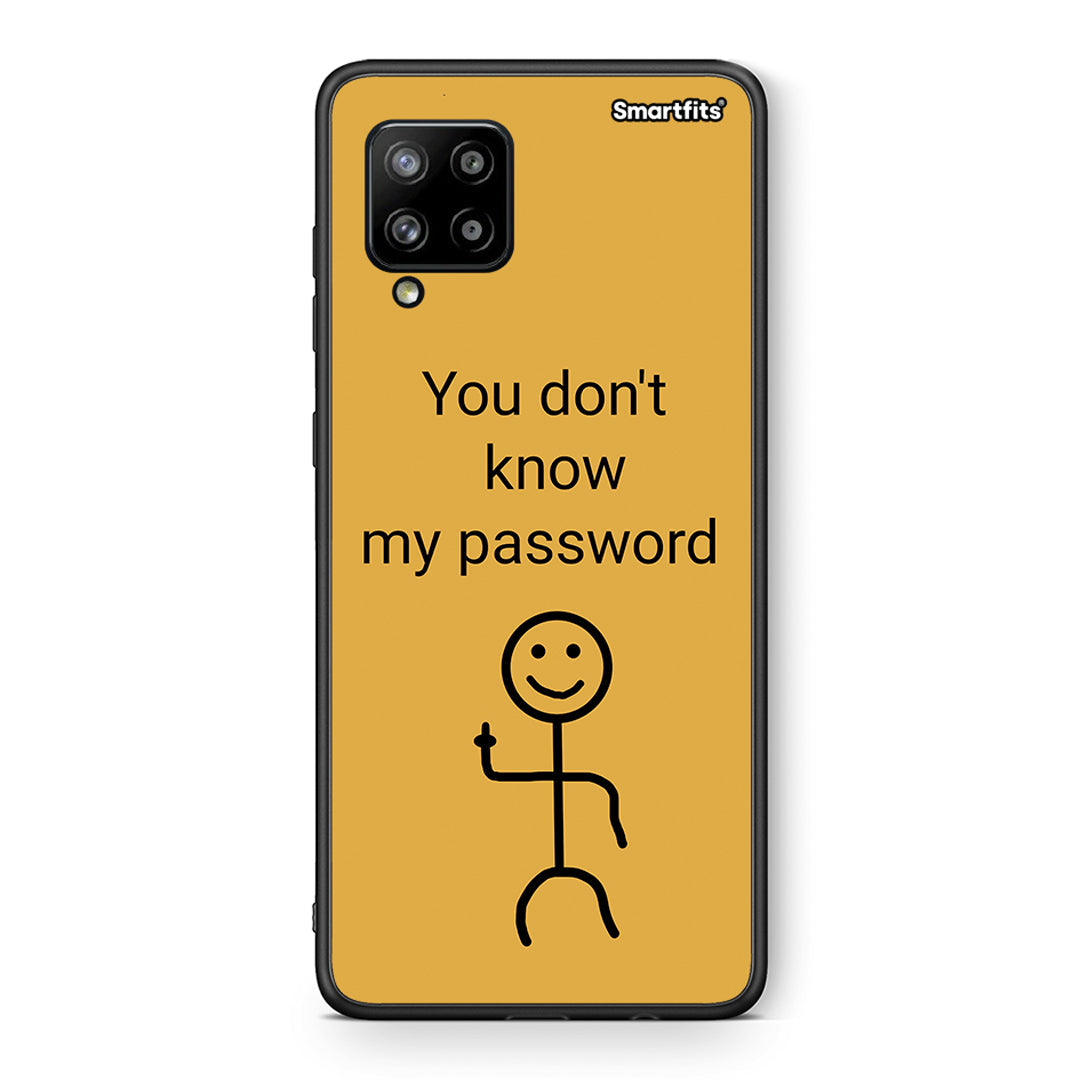 Θήκη Samsung Galaxy A42 My Password από τη Smartfits με σχέδιο στο πίσω μέρος και μαύρο περίβλημα | Samsung Galaxy A42 My Password case with colorful back and black bezels