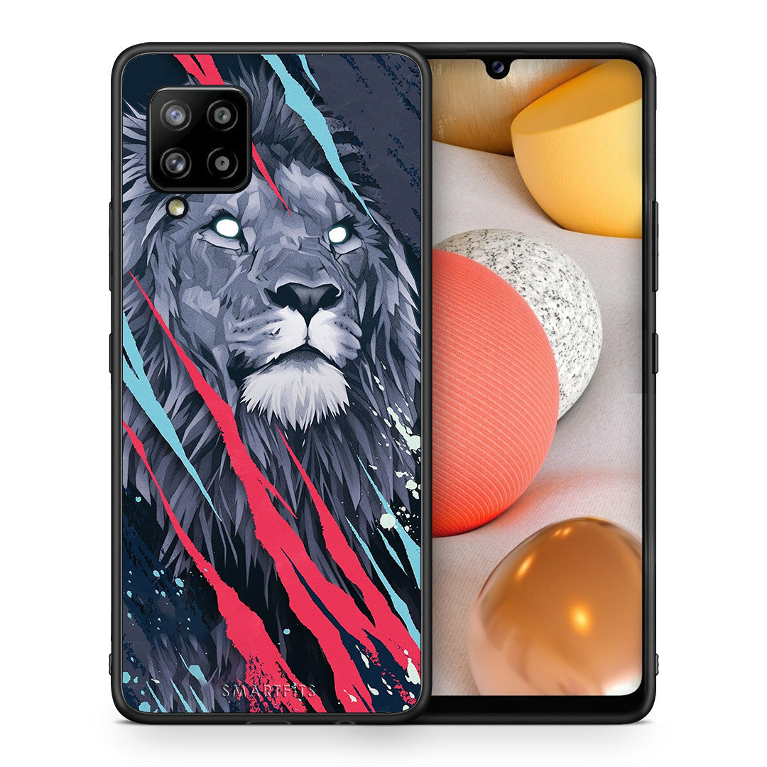 PopArt Lion Designer - Samsung Galaxy A42 θήκη