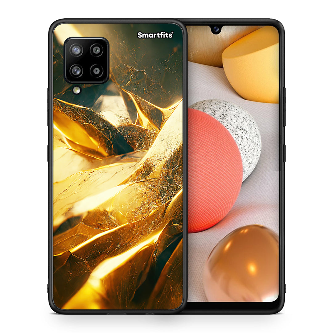 Real Gold - Samsung Galaxy A42 θήκη