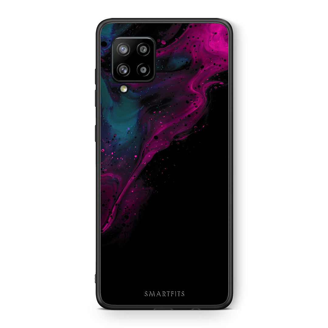 Watercolor Pink Black - Samsung Galaxy A42 θήκη